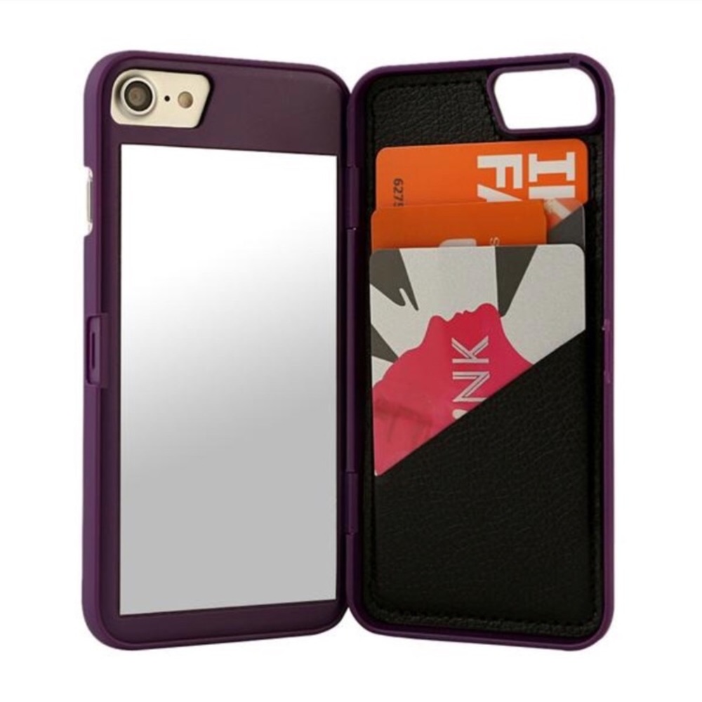 Brand new PURPLE MIRROR CASE